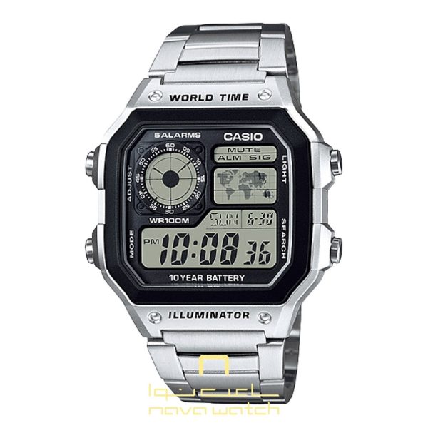 ساعت مچی دیجیتال کاسیو مدل AE-1200WHD-1AVDF