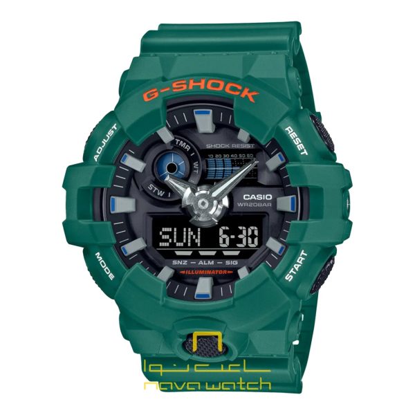 ساعت مچی جیشاک کاسیو مدل GA-700SC-3ADR